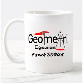 Nil Hediye Geometri Öğretmeni Temalı-1 Kupa