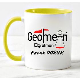 Nil Hediye Geometri Öğretmeni Temalı-1 Kupa