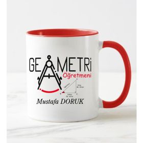 Nil Hediye Geometri Öğretmeni Temalı-1 Kupa