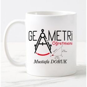 Nil Hediye Geometri Öğretmeni Temalı Kup