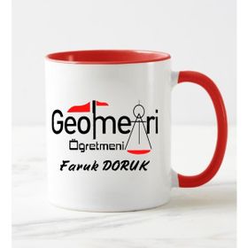 Nil Hediye Geometri Öğretmeni Temalı Kup