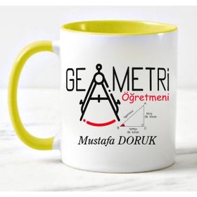 Nil Hediye Geometri Öğretmeni Temalı Kup