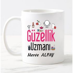 Nil Hediye Güzellik Uzmanı Temalı Kupa