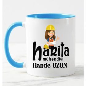 Nil Hediye Harita Mühendisi Temalı-1 Kupa