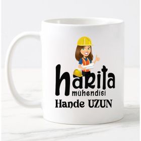 Nil Hediye Harita Mühendisi Temalı-1 Kupa