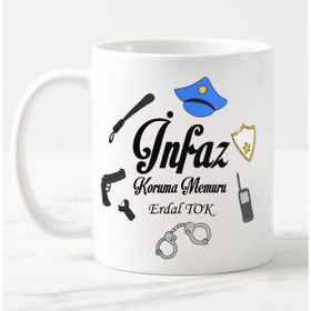 Nil Hediye İnfaz Koruma Memuru Temalı Kupa
