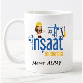 Nil Hediye İnşaat Mühendisi Temalı-1 Kupa