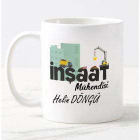 Nil Hediye İnşaat Mühendisi Temalı Kupa