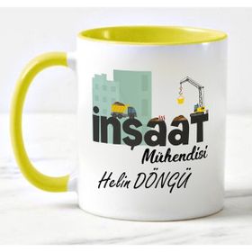 Nil Hediye İnşaat Mühendisi Temalı Kupa