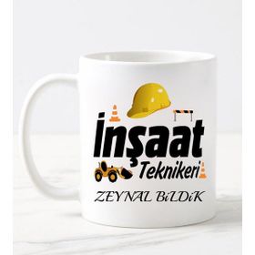 Nil Hediye İnşaat Teknikeri Temalı Kup