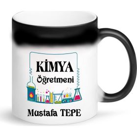 Nil Hediye Kimya Öğretmeni Temalı Sihirli Kupa