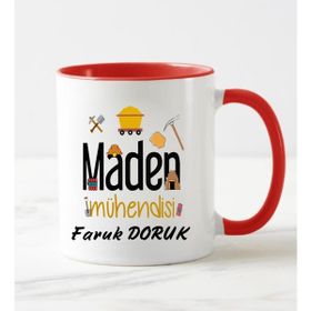 Nil Hediye Maden Mühendisi Temalı Kupa