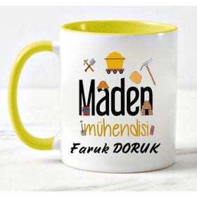 Nil Hediye Maden Mühendisi Temalı Kupa