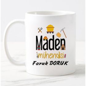 Nil Hediye Maden Mühendisi Temalı Kupa