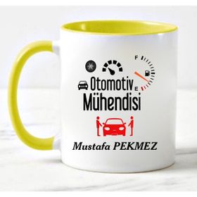 Nil Hediye Otomotiv Mühendisi Temalı Kupa