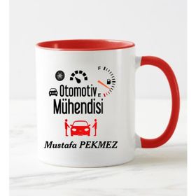 Nil Hediye Otomotiv Mühendisi Temalı Kupa