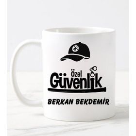 Nil Hediye Özel Güvenlik Temalı Beyaz Kupa