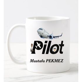 Nil Hediye Pilot Temalı Kupa