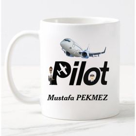 Nil Hediye Pilot Temalı Kupa