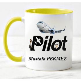 Nil Hediye Pilot Temalı Kupa