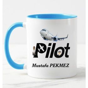 Nil Hediye Pilot Temalı Kupa