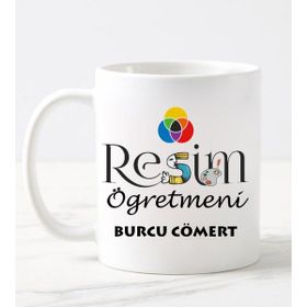 Nil Hediye Resim Öğretmen Temalı Kupa