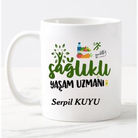 Nil Hediye Sağlıklı Yaşam Uzmanı Temalı Kupa