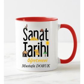 Nil Hediye Sanat Tarihi Öğretmeni Temalı Kupa