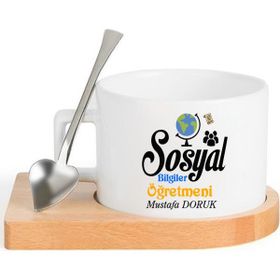 Nil Hediye Sosyal Bilgiler Öğretmeni Temalı Kupa