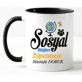 Nil Hediye Sosyal Bilgiler Öğretmeni Temalı Kupa