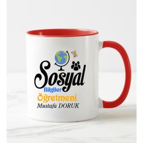 Nil Hediye Sosyal Bilgiler Öğretmeni Temalı Kupa
