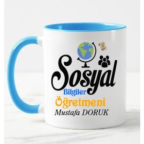 Nil Hediye Sosyal Bilgiler Öğretmeni Temalı Kupa