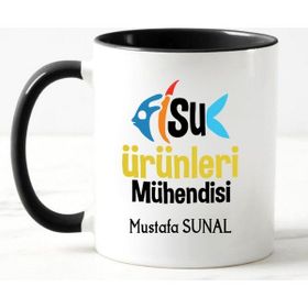 Nil Hediye Su Ürünleri Mühendisi Temalı Kupa