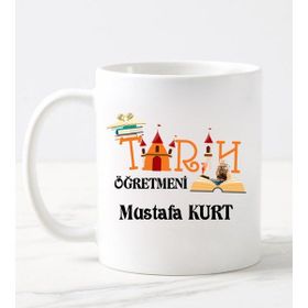 Nil Hediye Tarih Öğretmeni Temalı Kupa