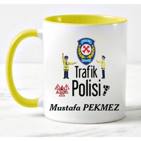 Nil Hediye Trafik Polisi Temalı Kupa