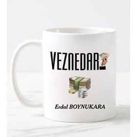 Nil Hediye Veznedar Temalı Beyaz Kupa