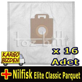 Nilfisk Elite Classic Parquet Toz Torbası