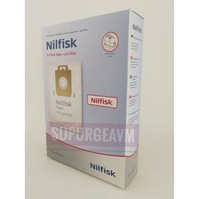 Nilfisk Power 4 Adet Uyumlu Süpürge Toz Torba