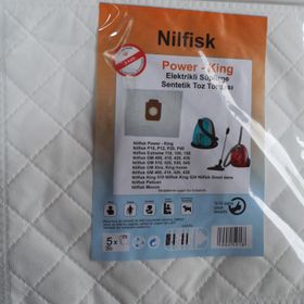 Nilfisk Power Elektrikli 5 Adet Uyumlu Süpürge Toz Torbası