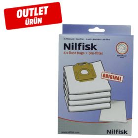 Nilfisk Power Serisi 4'lü Elektrikli Süpürge Torbası