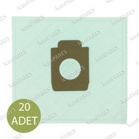 Nilfisk Select Comfort Red 20 Adet Uyumlu Süpürge Toz Torbası