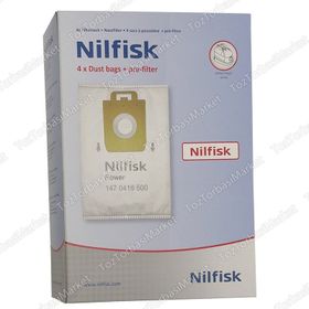 Nilfisk Select GCL13E08A2 Kutulu 4 Adet Uyumlu Süpürge Toz Torbası