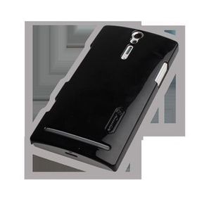 Nillkin Sony XPeria S Siyah Parlak Sert Kauçuk Kılıf