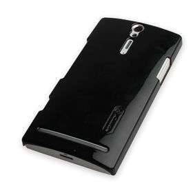Nillkin Sony XPeria S Siyah Parlak Sert Kauçuk Kılıf