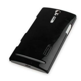 Nillkin Sony XPeria S Siyah Parlak Sert Kauçuk Kılıf