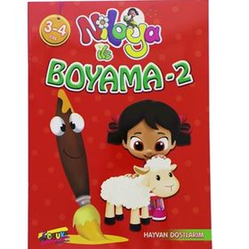 Niloya İle Boyama 2 Hayvan Dostlarım Boyama Kitabı-Keskin Color