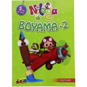 Niloya İle Boyama 2 Taşıtlar Boyama Kitabı-Keskin Color