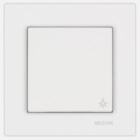 Nilson Moda Beyaz Işıklı Light Anahtar