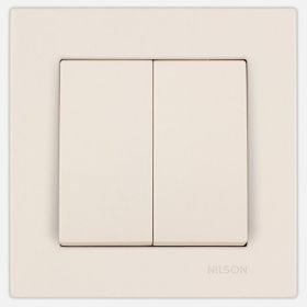 Nilson Moda Krem Işıklı Komütatör