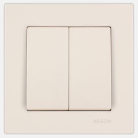Nilson Moda Krem Işıklı Komütatör